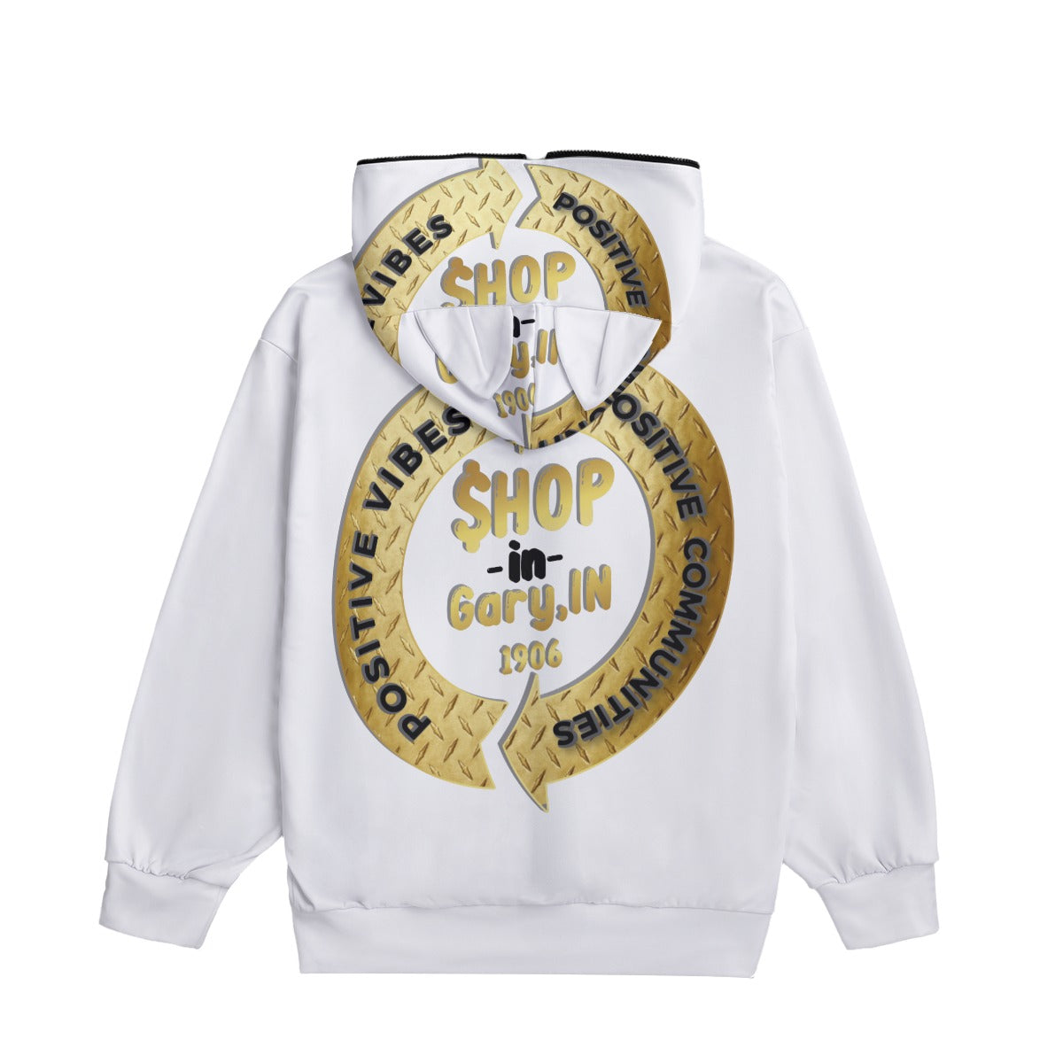 SIG All-Over Print Unisex Pullover Hoodie With Zipper Closure