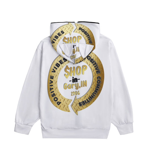 SIG All-Over Print Unisex Pullover Hoodie With Zipper Closure